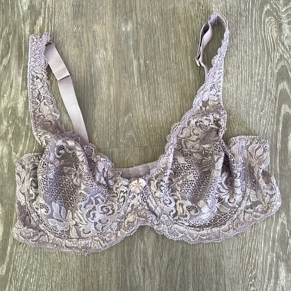 2/$20 Lilac lace bra 38C